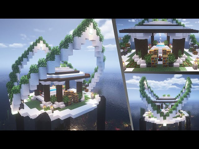 How to Build a Water House | Minecraft Tutorial 💙 (#55)