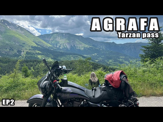 Can a Harley Handle Tarzan Pass? | Touring Greece Agrafa Mountains (Part 2)
