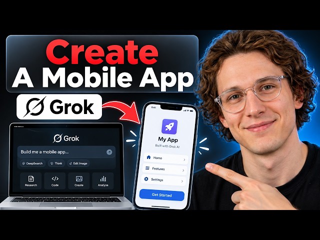 HOW TO CREATE A MOBILE APP WITH GROK AI 2026 – FULL STEP-BY-STEP GUIDE!