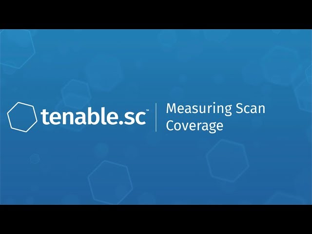 Measuring Scan Coverage in Tenable.sc
