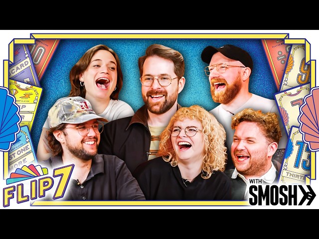Let's Play FLIP 7 WITH A VENGEANCE with SMOSH GAMES! | Board Game Club