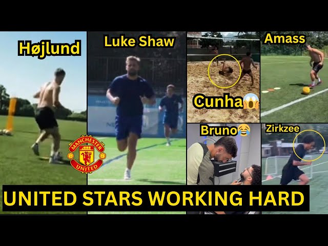 No JOKES🔥 United players working hard on Holidays - Luke Shaw,Cunha,Hojlund,Amad,Chido, Zirkzee,Yoro
