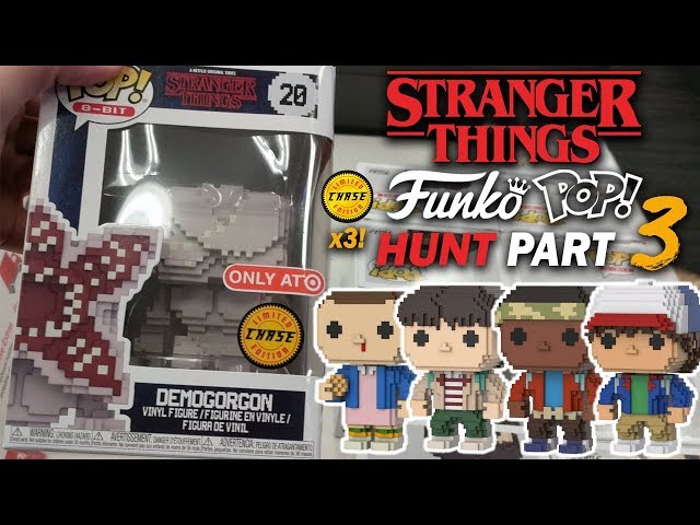 Stranger Things Season 2 Funko Pop Hunt Part 3 (8 BIT CHASE!)