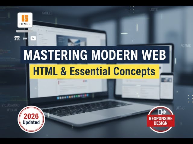 Master HTML Essentials: From Lists and Tables to Responsive Design