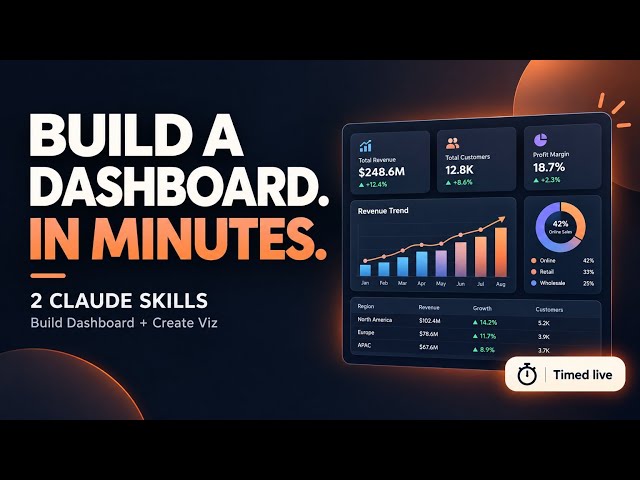 Quicker & Easier Way to Build Dashboards Using Claude