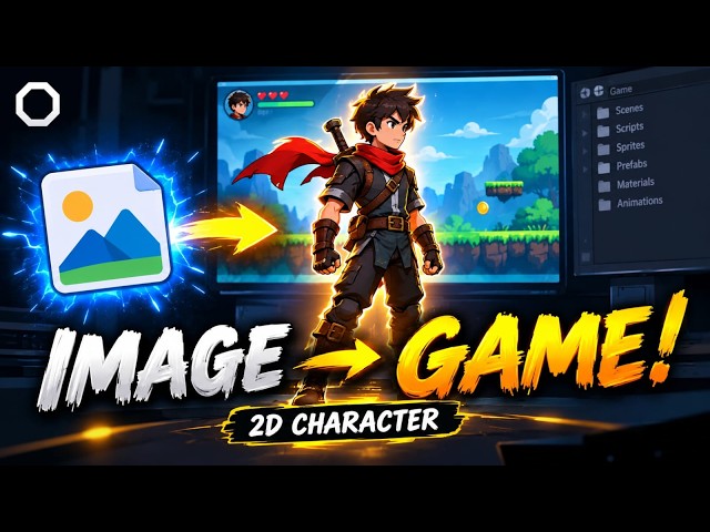 From Simple Image to Game Character! 🔥