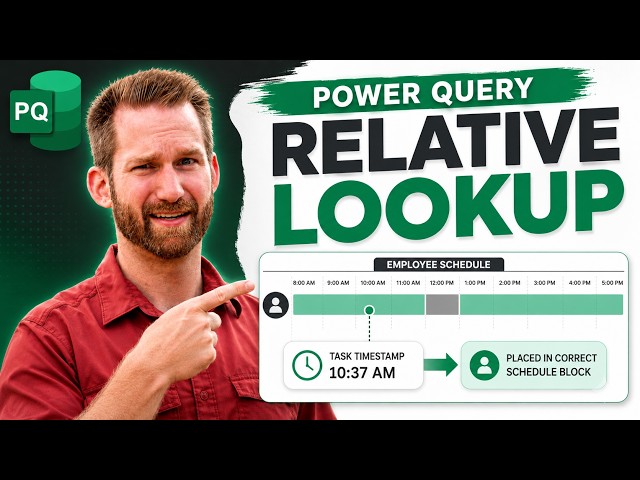 Power Query - How to Do a Relative Lookup