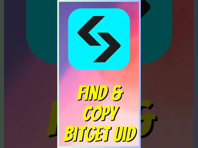 How to find & copy your Bitget UID? #shorts #bitget
