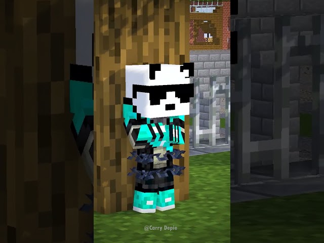 Carry Vs Strong Tank #mincraftshorts #minecraft