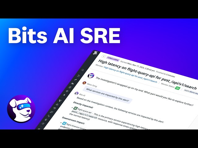 Bits AI SRE - あなたの毎日とオブザーバビリティを変える！