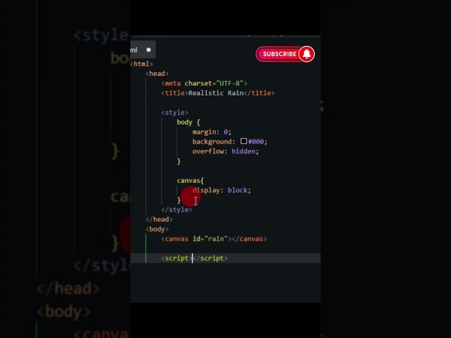 I Turned My Rain Simulation Into a Lightning Storm ⚡ #buildinpublic #coding #devchallenges