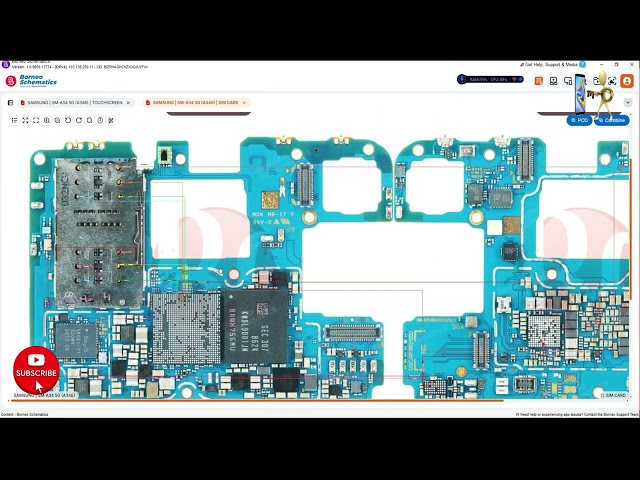 SAMSUNG Galaxy A34 5G (SM-A346)Touch,Sim Card,Hardware Solutions