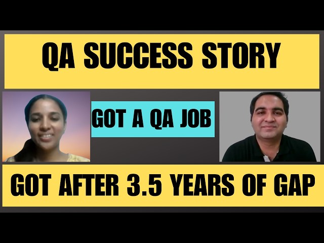 QA Success Story 🔥 From Rejections to Automation Testing Job | Real Interview Journey