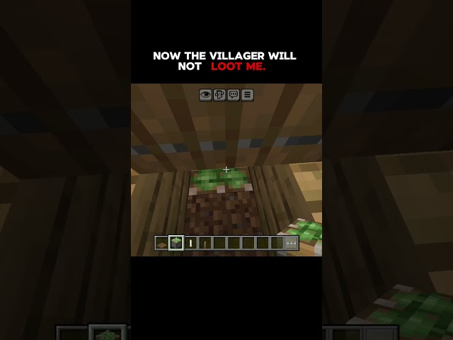 Now the villager will not froud me. 🌚!! #minecraft #viralshorts #shorts #village