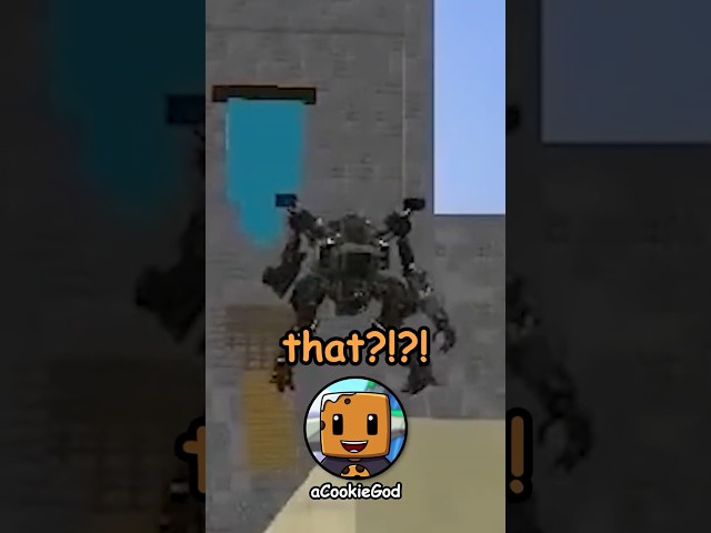 I Built A Working Mech Suit in Minecraft!