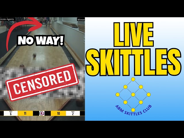 Live Skittles pre-season friendlies | Absolutely Skittled v Gutter Nutters + Last Six v Rollin' Pins