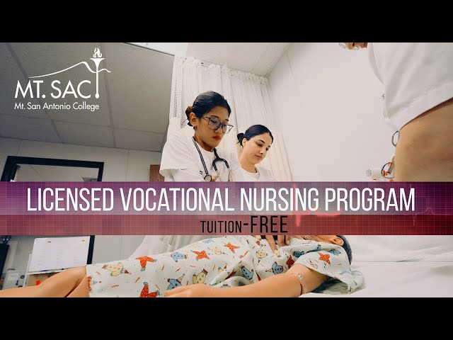 Mt. SAC Has the Only Free Vocational Nursing Program