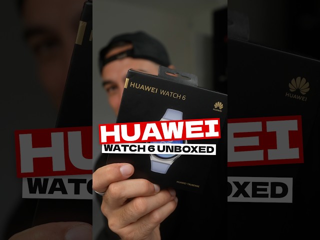 Huawei Watch 6 Unboxing & First Look ⏱ 👀