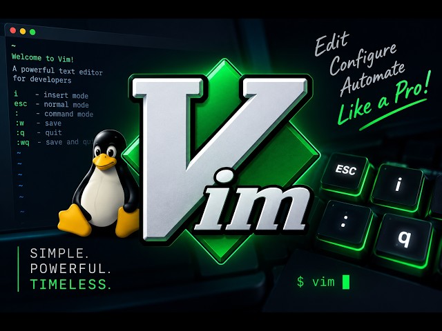 🔥 Stop Using Nano! Master VIM Like a DevOps Pro