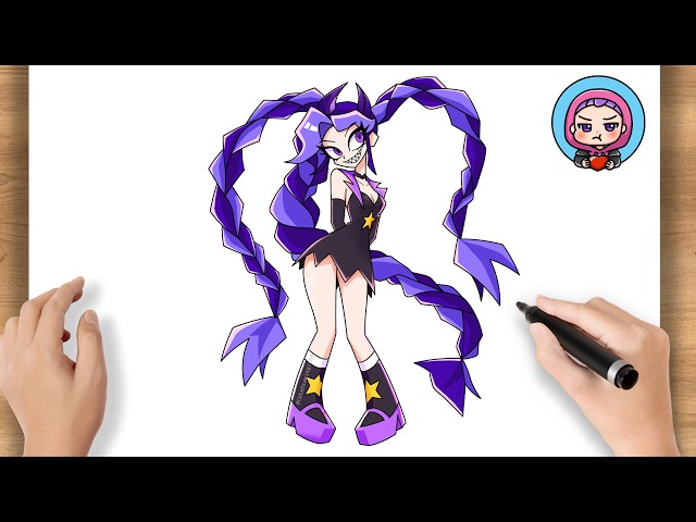How to Draw Lily Love Braids as Hazbin Hotel | Easy Drawing Tutorial PASWG