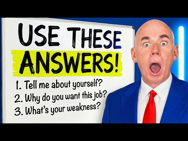 21 QUICK ANSWERS TO THE MOST DIFFICULT INTERVIEW QUESTIONS! (Pass Your Job Interview!)