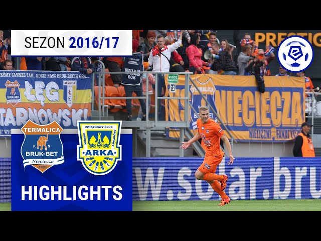 Bruk-Bet Termalica Nieciecza - Arka Gdynia 2:0 | SKRÓT | Ekstraklasa 2016/17 | 1. Kolejka