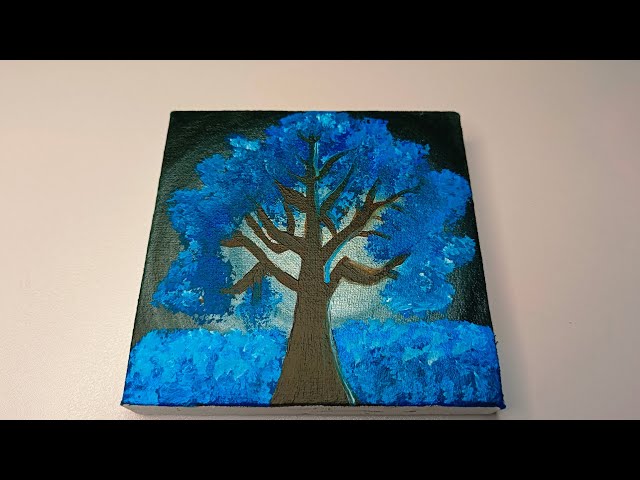Tree Painting Tutorial | | Easy Nature Drawing for Beginners || @HumyraCreativeStudio 