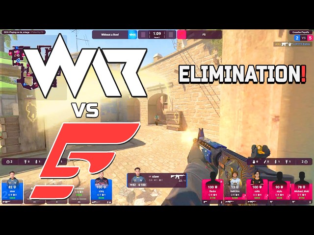 Elimination! Without a Roof vs F5 - Highlights - CROSSFIRE Season 6 - CS2