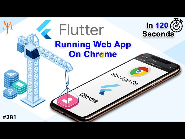 Flutter Tutorial - How To Run Flutter Web App On Chrome? | In 120 Seconds