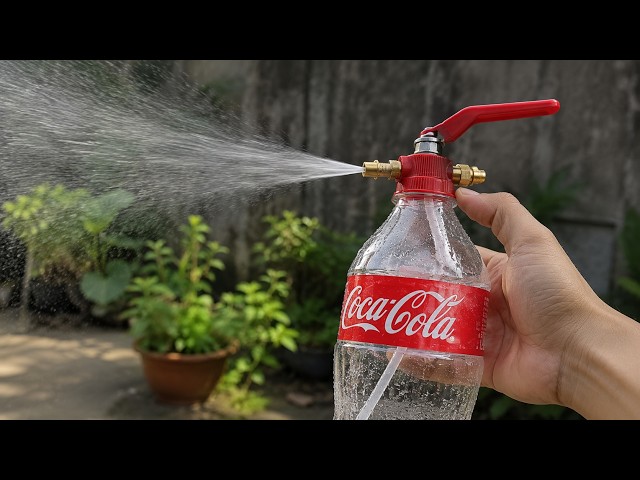 A quick trick every gardener needs! 🪴Don't throw away old Coca-Cola bottles.