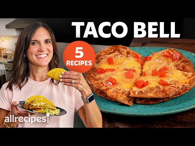 I Made 5 Taco Bell Favorites at Home (Crunchwrap Supreme, Mexican Pizza, Baja Blast & More)