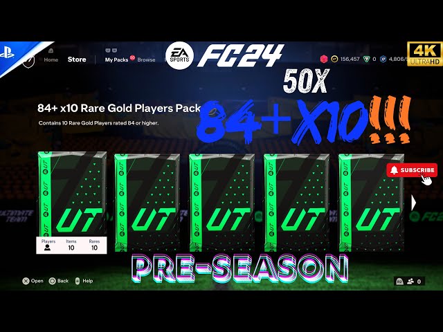 I Saved 50X 84+ x10 Upgrades For Pre Season! FC 24 Ultimate Team!