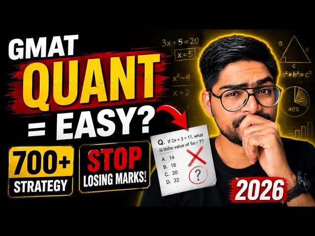GMAT Quantitative Reasoning 2026 | Complete Guide to Crack Quant