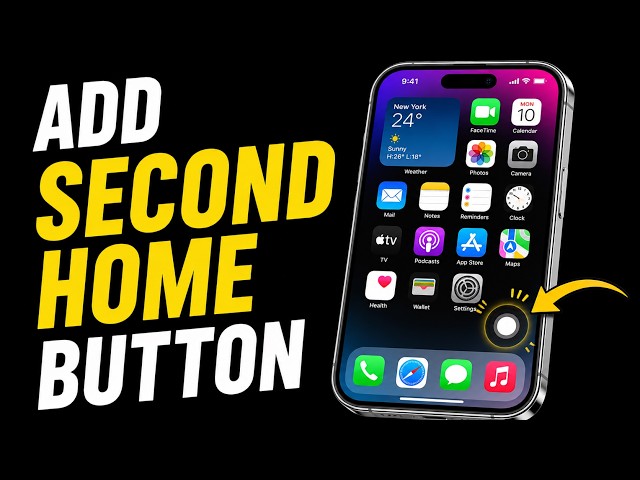 iPhone Home Button Not Working? Add Soft Home Button in 60 Seconds