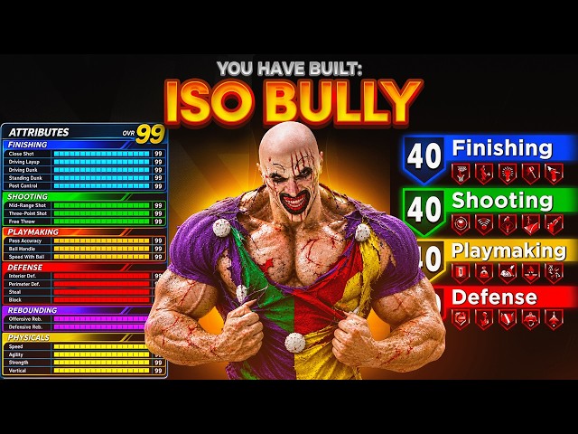 THIS 99 DRIVING DUNK "ISO BULLY" BUILD is BROKEN (Best Build NBA 2K27)