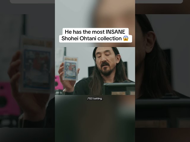 Steve Aoki sneaky sitting on some of the best cards 😳