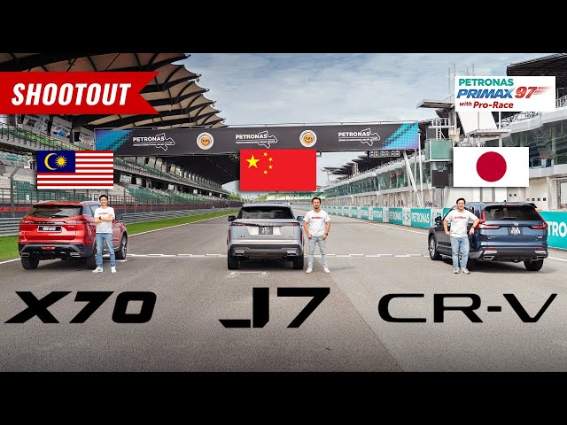 Drag Race: Jaecoo J7 vs Proton X70 vs Honda CR-V - AutoBuzz