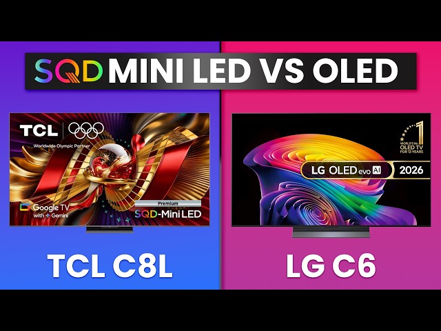 Is TCL’s New Mini-LED Finally Better Than OLED? | TCL C8L vs LG C6