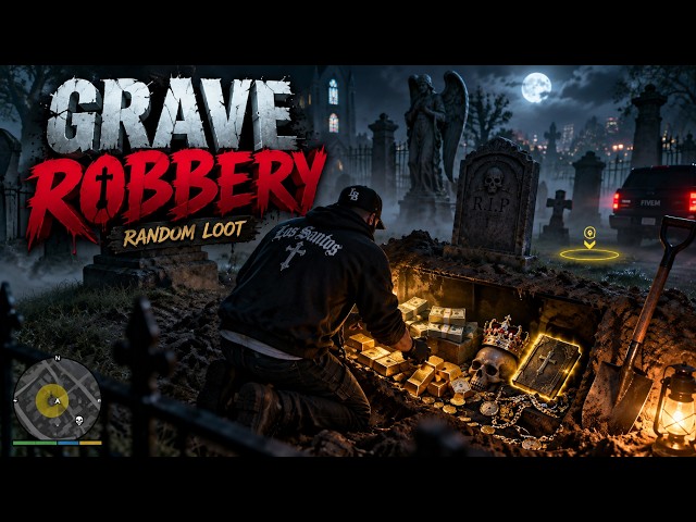 FREE Grave Robbery Script With Random Loot | 2026 | FiveM