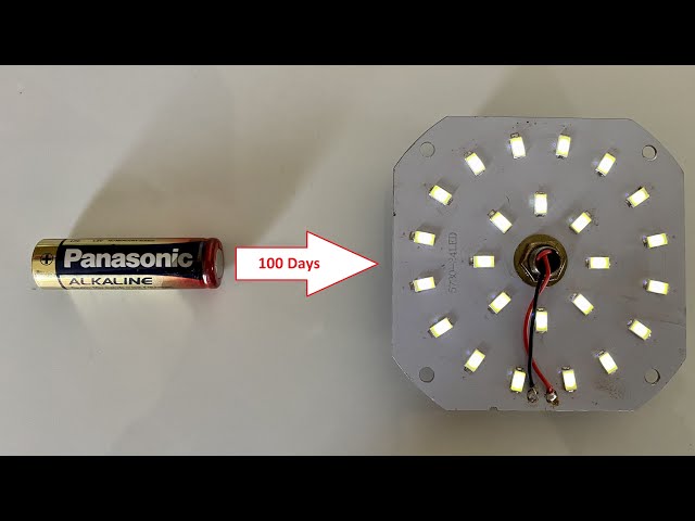 Amazing Tips. Hack led flashing full 100 days with 1.5v battery
