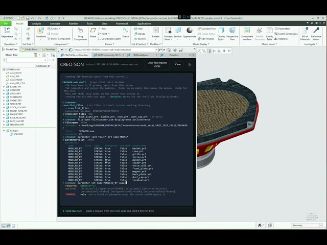 CREOSON Interactive Web Shell Example