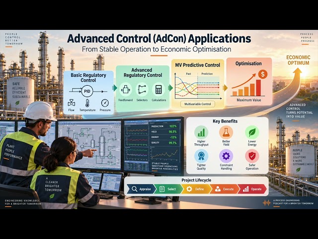 Advanced Control (AdCon) Applications | From Stable Operation to Economic Optimisation