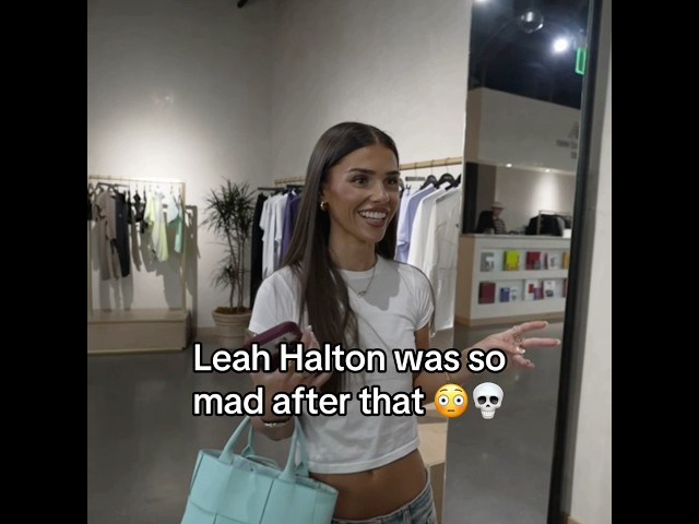 Leah Halton was so mad after that 💀😭 #nicknayersina #leahhalton