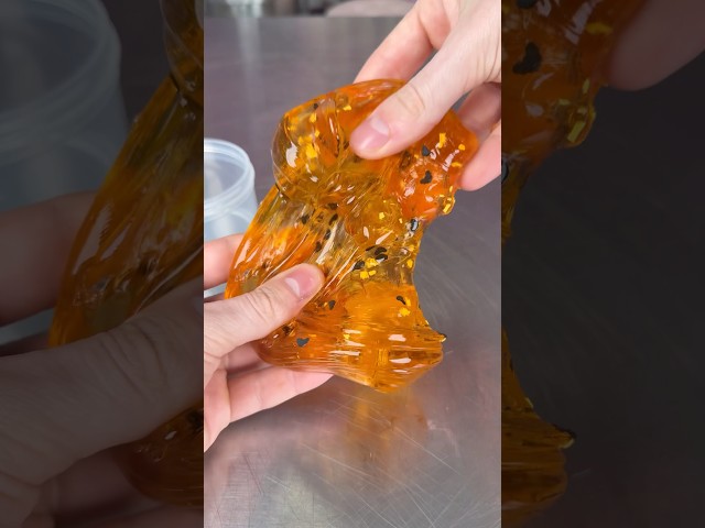 Making a Slime For the First Day of Fall 🍁
