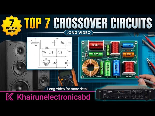 Top 7 Speaker Crossover Circuit Diagrams & Connections Explained (Full Guide)