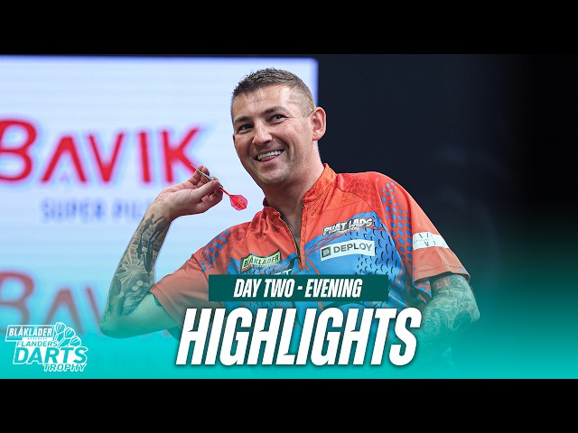 TOP AVERAGES! 🔥 | 2026 Flanders Darts Trophy | Day Two Evening Highlights