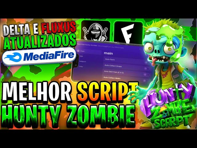 🔥 SCRIPT HUNTY ZOMBIE ATUALIZADO! (Tsuo Hub SEM KEY) + DOWNLOAD DO DELTA 2025 🚀