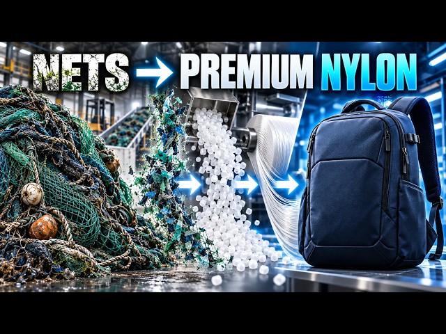 How Waste Fishing Nets Become Premium Nylon Products | Nylon Recycling Process