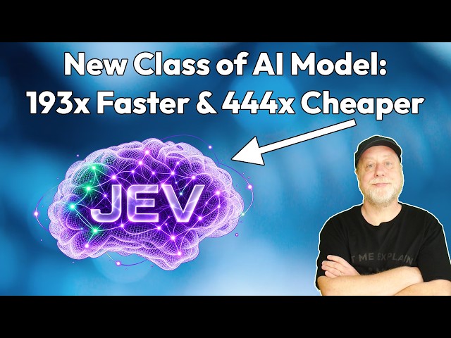 Jev From TypeSafe is a New Class of AI Model that is FAST and CHEAP - But There is a Caveat!
