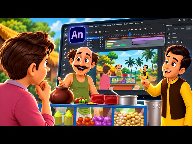 Cartoon Video Kaise Banaye YouTube Ke Liye | How To Make Cartoon Video | 2D Animation | Cartoon